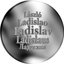 Náhled Reverzní strany - Česká jména - Ladislav - stříbrná medaile